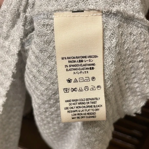 Free People Grey Swing It Cowl Neck Sleeveless Top - Picture 8 of 9